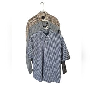 Man's Arrow Brand Preowned Size L Botton Up Shirt Lot